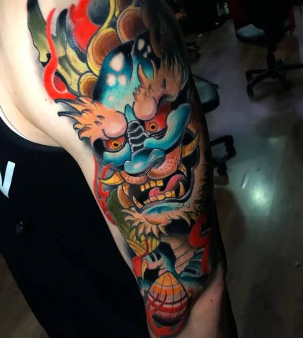 Oni Arm Tattoo