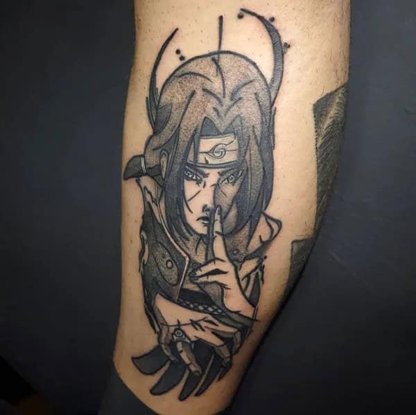 Itachi Hand Tattoo