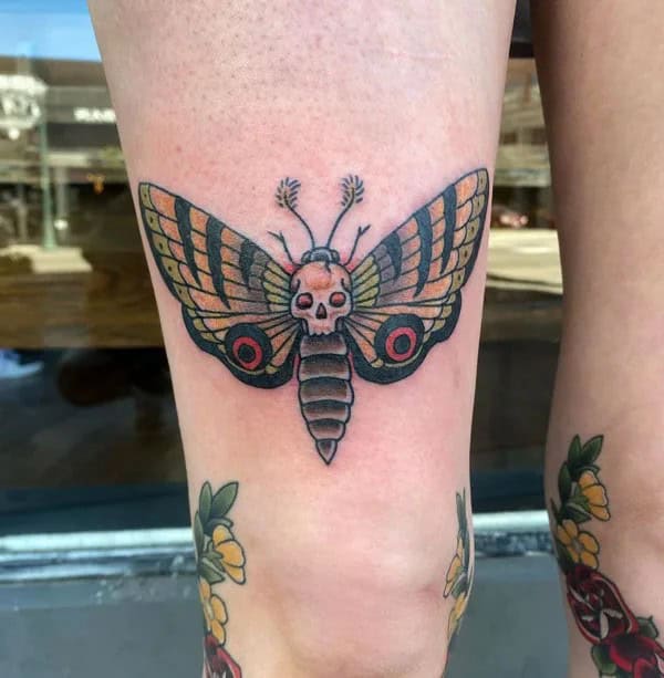 More Death Moth Tattoos That Can’t Be Ignored!