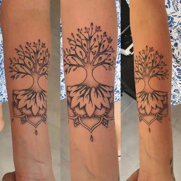 Tree Of Life Mandala Tattoo