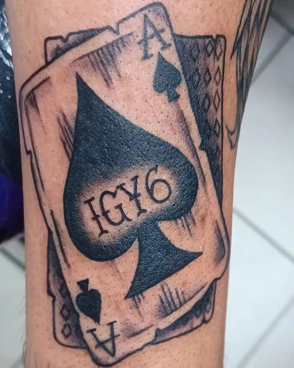 Ace of Spades IGY6 Tattoo