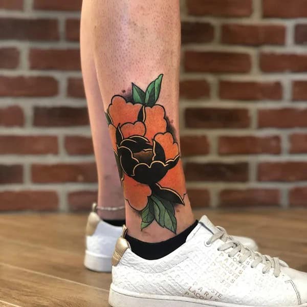 Peony Japanese Tattoo