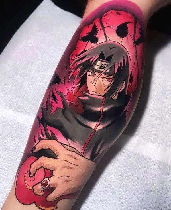 Anime Foot Tattoo