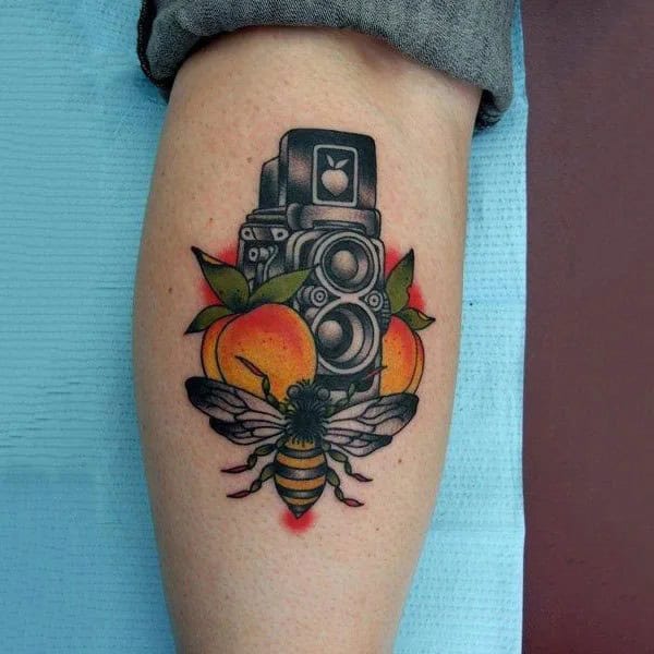 Vintage Bee tattoo