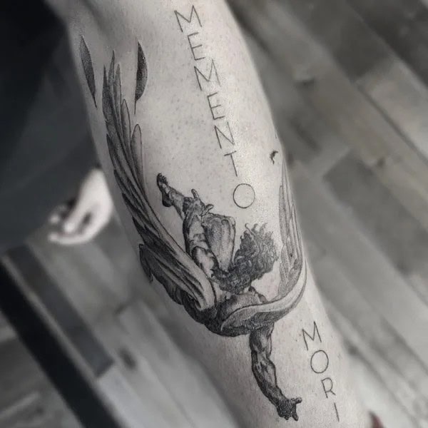 Memento Mori Icarus Tattoo