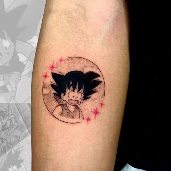 Anime Foot Tattoo