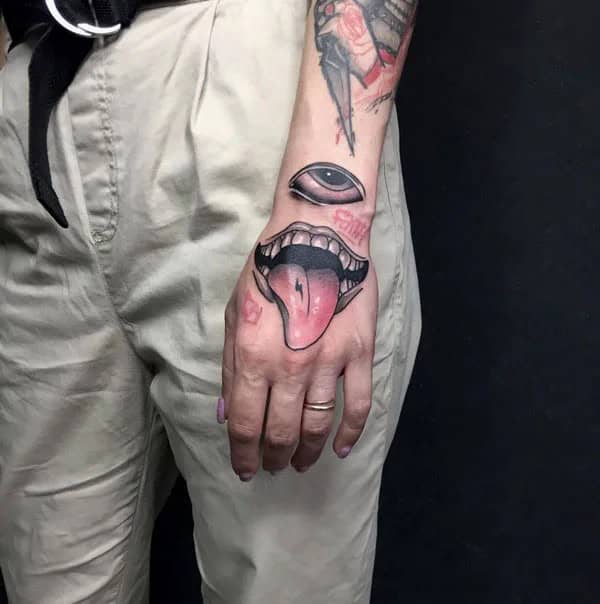 “Jujutsu Kaisen” Hand Tattoo