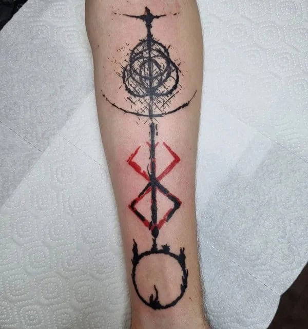 Elden Ring and Berserk Tattoo