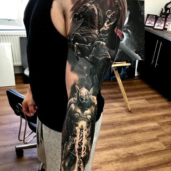 Viking Sleeve Tattoo