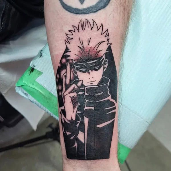 “Jujutsu Kaisen” Satoru Gojo Tattoo