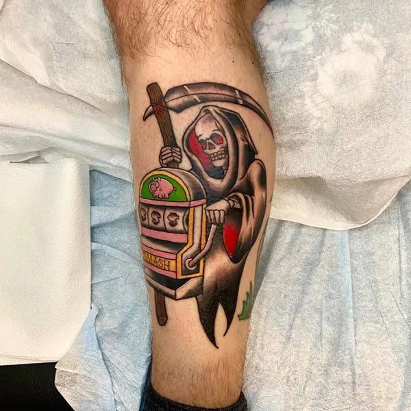 Grim Reaper Casino Tattoo