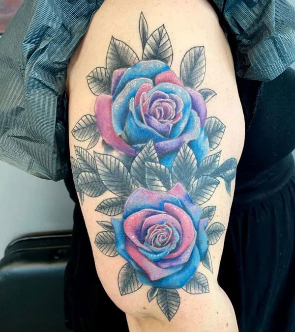 Galaxy Rose Tattoo