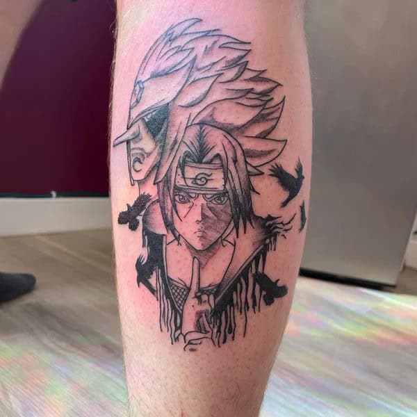 Itachi Hand Tattoo