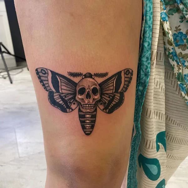 More Death Moth Tattoos That Can’t Be Ignored!