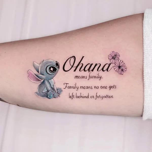 Ohana Stitch Tattoo