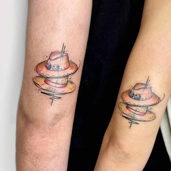 Sibling Hat Tattoo