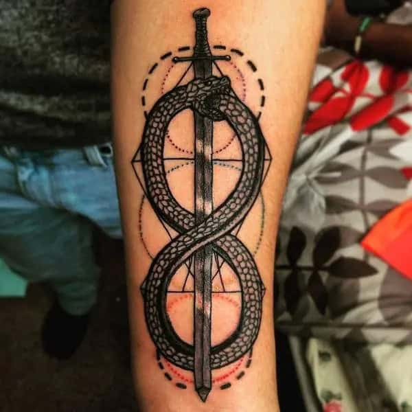 Snake Ouroboros Tattoo