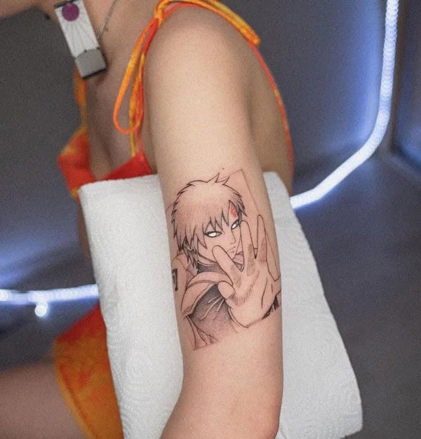 More Gaara Tattoos To Check Out For Gaining Inspiration