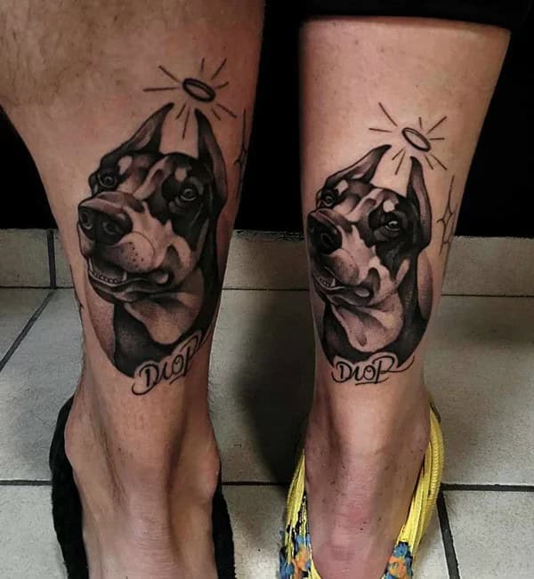 Siblings Dog Tattoo