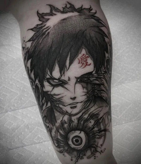 More Gaara Tattoos To Check Out For Gaining Inspiration