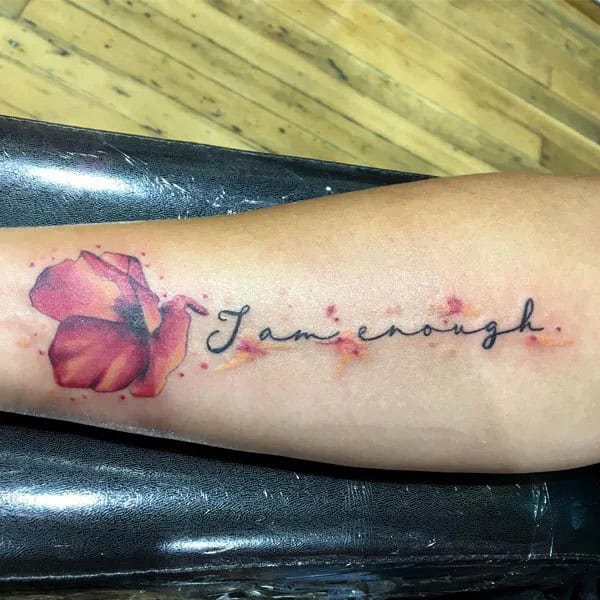 More “I Am Enough” Tattoos To Enhance Your Dignity