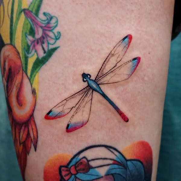 More Sublime Entries Of Dragonfly Tattoos