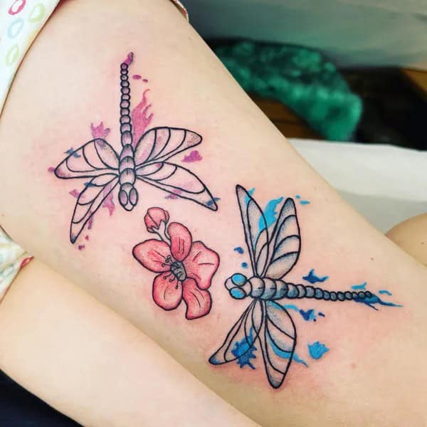 More Sublime Entries Of Dragonfly Tattoos