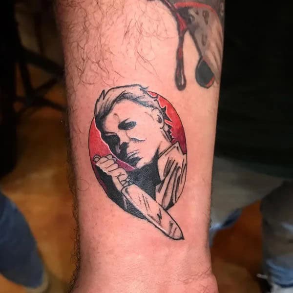 Michael Myers House Tattoo