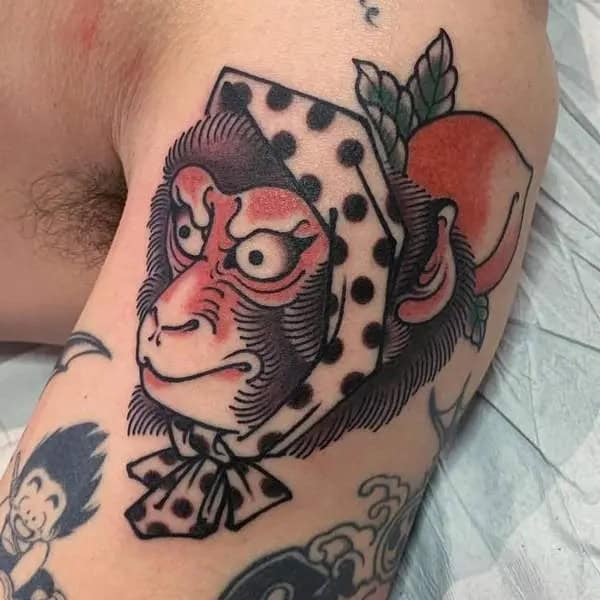 Japanese Monkey Tattoo