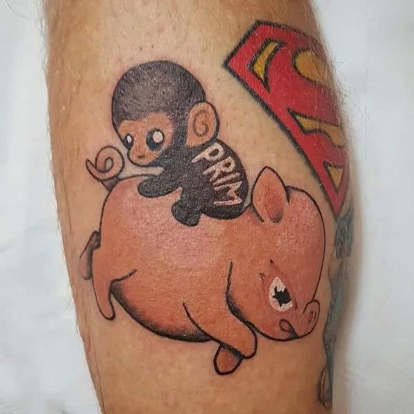 Baby Monkey Tattoo