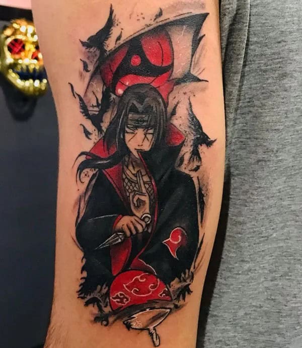 Itachi Hand Tattoo