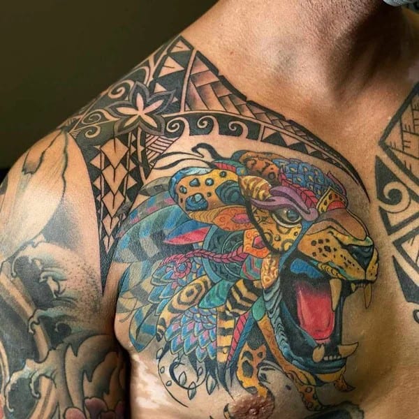 Tribal Jaguar Tattoo