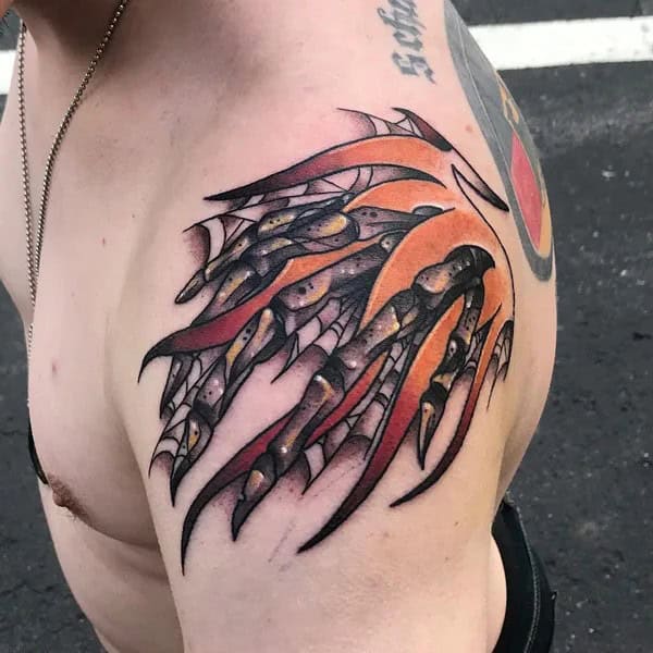 Shoulder Cap Tattoo