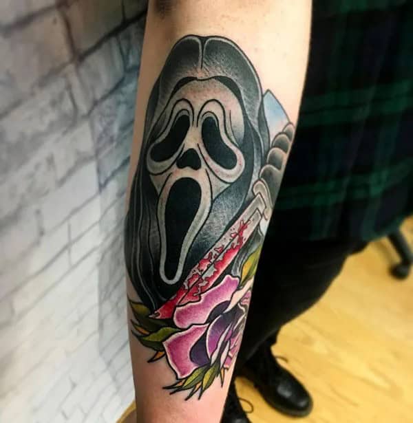 Old School Horror Tattoo