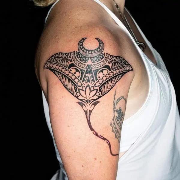 Tribal Stingray Tattoo