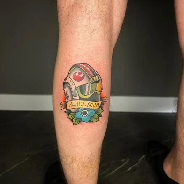 Star Wars Helmet Tattoo