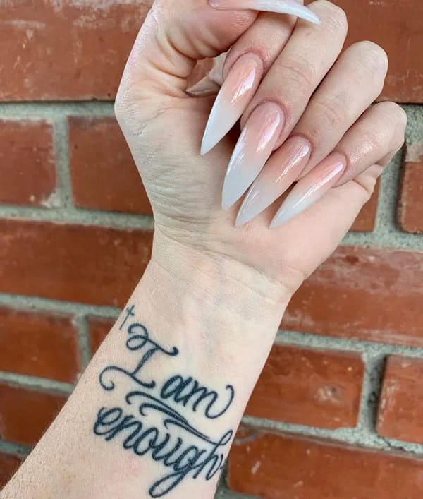 More “I Am Enough” Tattoos To Enhance Your Dignity