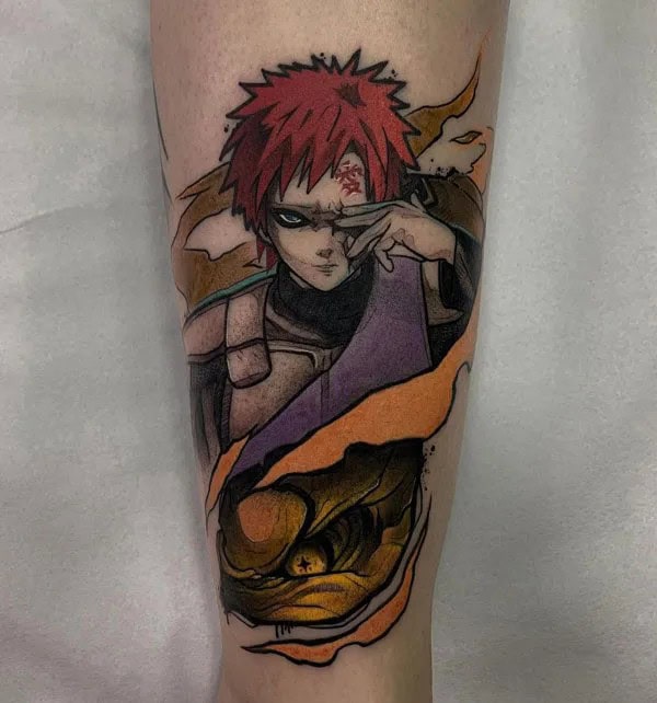 More Gaara Tattoos To Check Out For Gaining Inspiration