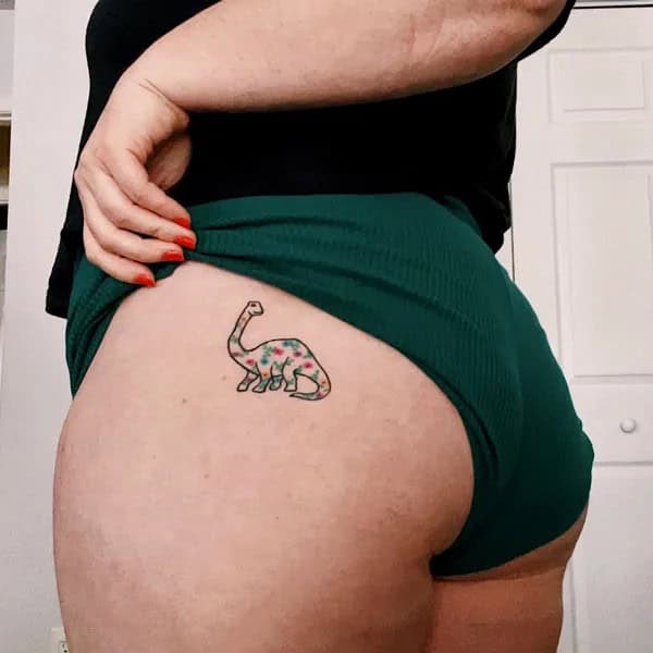 Bite Me Butt Tattoo