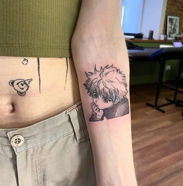 Anime Foot Tattoo