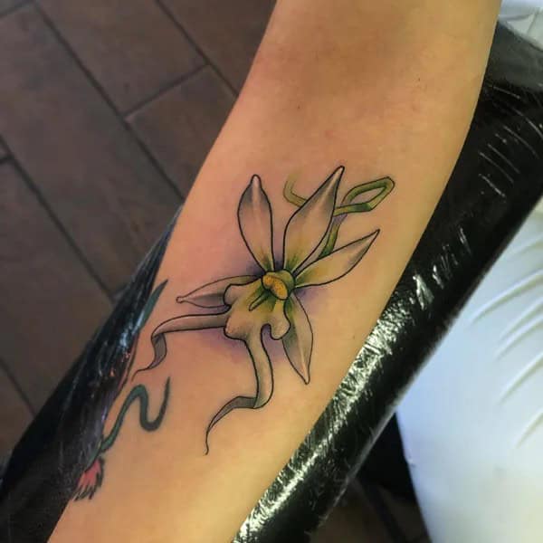 Ghost Orchid Tattoo