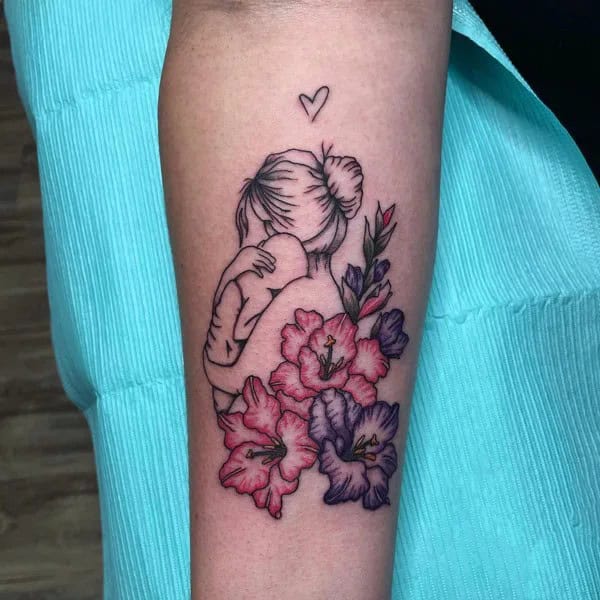 Gladiolus Mom Tattoo