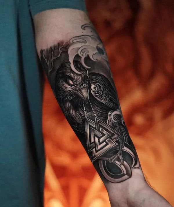 Viking Forearm Tattoo