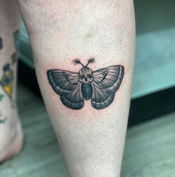 More Death Moth Tattoos That Can’t Be Ignored!