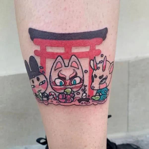 Anime Foot Tattoo