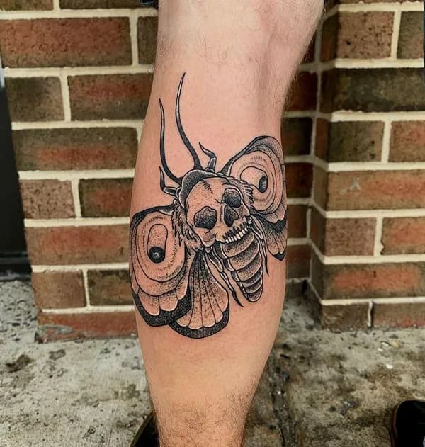 More Death Moth Tattoos That Can’t Be Ignored!