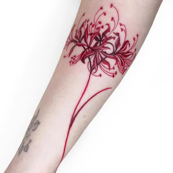 Demon Slayer Spider Lily Tattoo