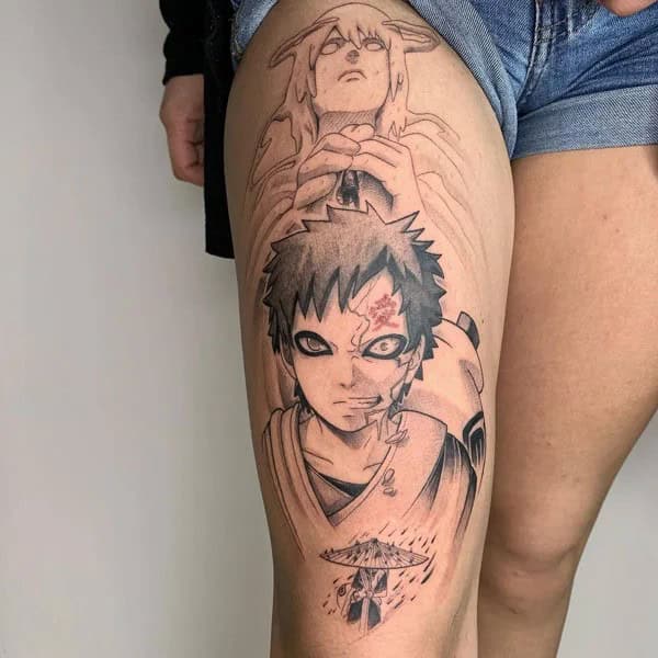 More Gaara Tattoos To Check Out For Gaining Inspiration