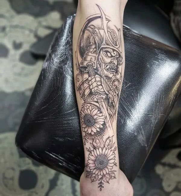 Oni Samurai Tattoo