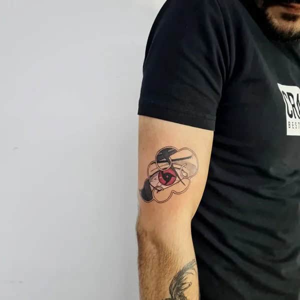 Madara Sharingan Tattoo